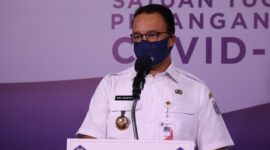 Mantan Gubernur DKI Jakarta Anies Baswedan. (Dok. Covid.go.id) 
