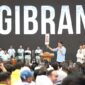 Deklarasi pasangan capres-cawapres Prabowo Subianto dan Gibran Rakabuming Raka di Indonesia Arena, Senayan, Jakarta. (Dok. TIm Media Prabowo Subianto)
