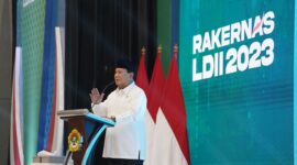 Acara Rapat Kerja Nasional (Rakernas) Lembaga Dakwah Islam Indonesia (LDII) 2023 di Jakarta Timur. (Dok. Tim Media Prabowo Subianto)