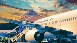 Maskapai Penerbangan Sriwijaya Air. (Facebook.com/@Sriwijaya Air)

